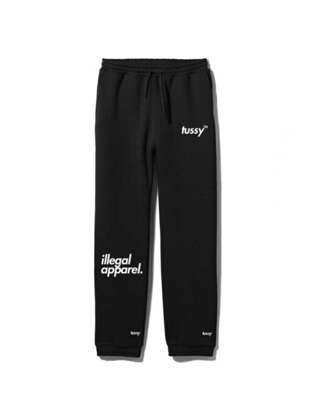 Tussy Illegal Apparel Black Sweat Pants- Size Small